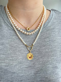 Rare 18k Antique French charm Il bat pour toi