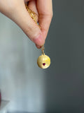 Rare 18k Antique French charm Il bat pour toi