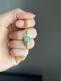 14k jadeite ice cream charm