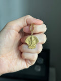 18k gold vintage Biliken charm pendant French