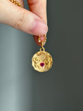 Layaway Rare 18k Antique French charm Il bat pour toi