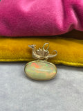 14k Baby dragon hatchling with natural opal