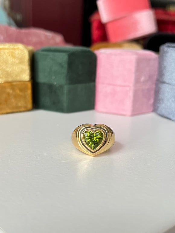 14k gold diamond heart connector clasp enhancer charm pendant clip