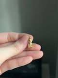 14k gold baby honey bear pendant charm