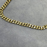 14k gold vintage antique watch chain with T-bar