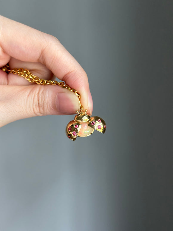 14k gold ladybug ladybird charm