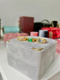 Butter bands series 14k yellow gold emerald ring