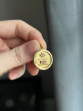 Vintage French 18k Qu hier que demain love token