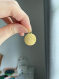 18k gold vintage qu hier que demain love charm pendant French + Qu’hier - Que Demain