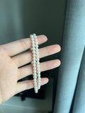 Genuine pale pink baby pearls 14k ends