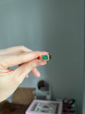 Butter bands series 14k yellow gold emerald ring